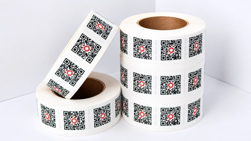 наклейки с qr